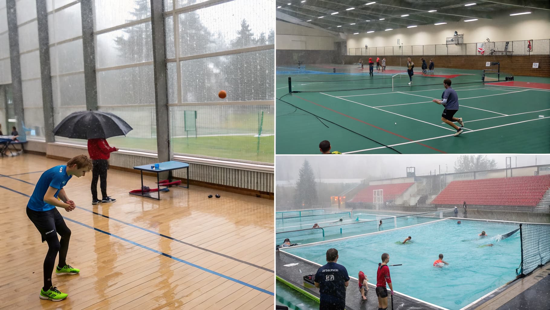 11 indoor sportů, když venku prší — kam utéct před počasím