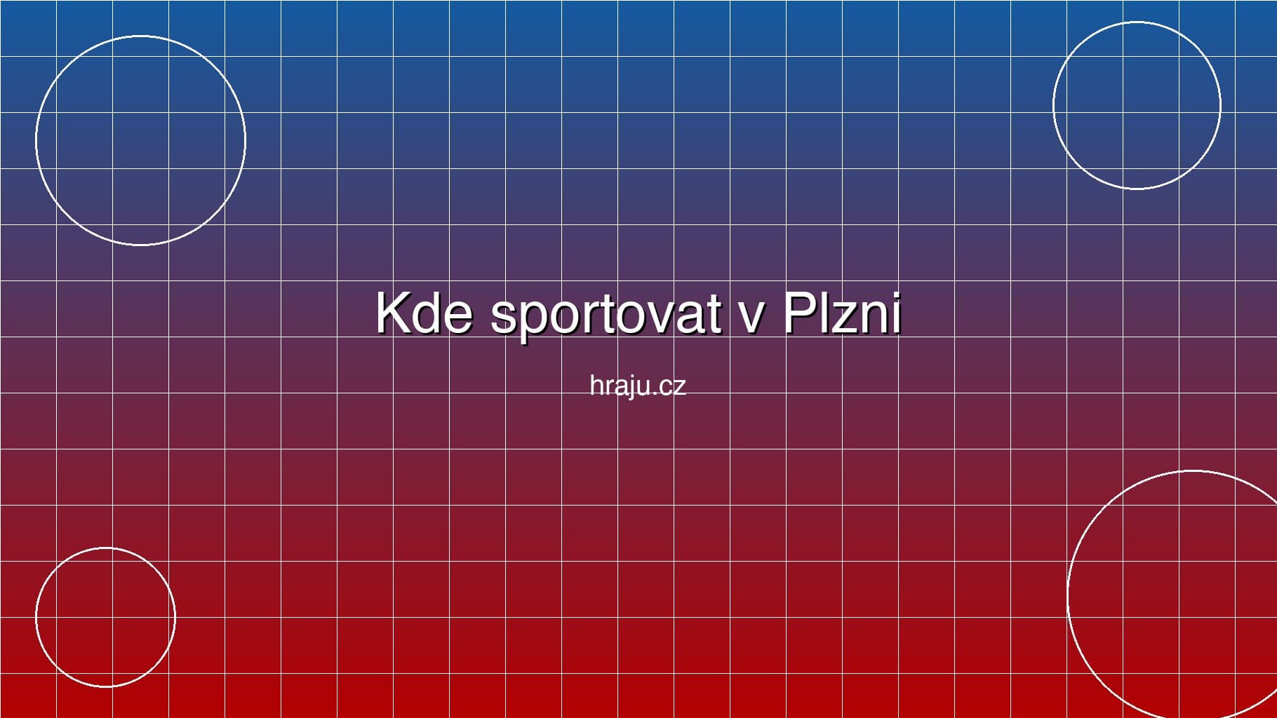 Kde sportovat v Plzni: Kompletní průvodce sportovišti 2026