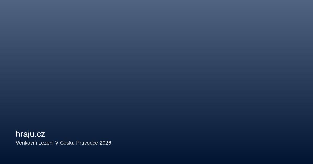 Venkovní lezení v Česku 2026: Nejlepší lokality od Adršpachu po Moravský kras